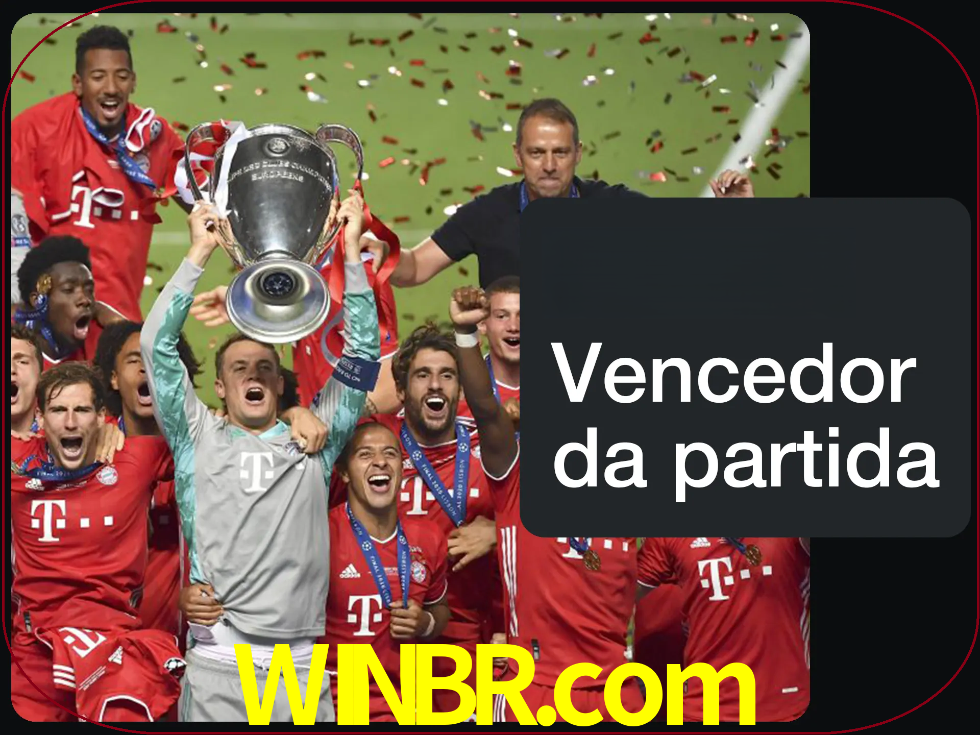 Aposte no vencedor e ganhe uma grande quantia de dinheiro.