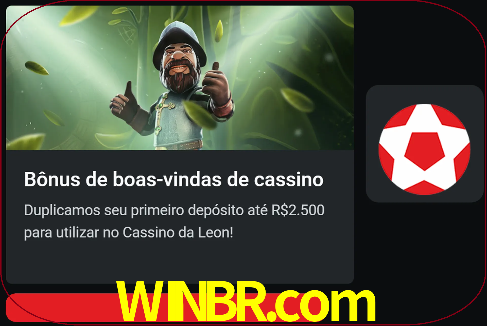 Receba seu dinheiro do bônus de boas-vindas após o primeiro depósito.