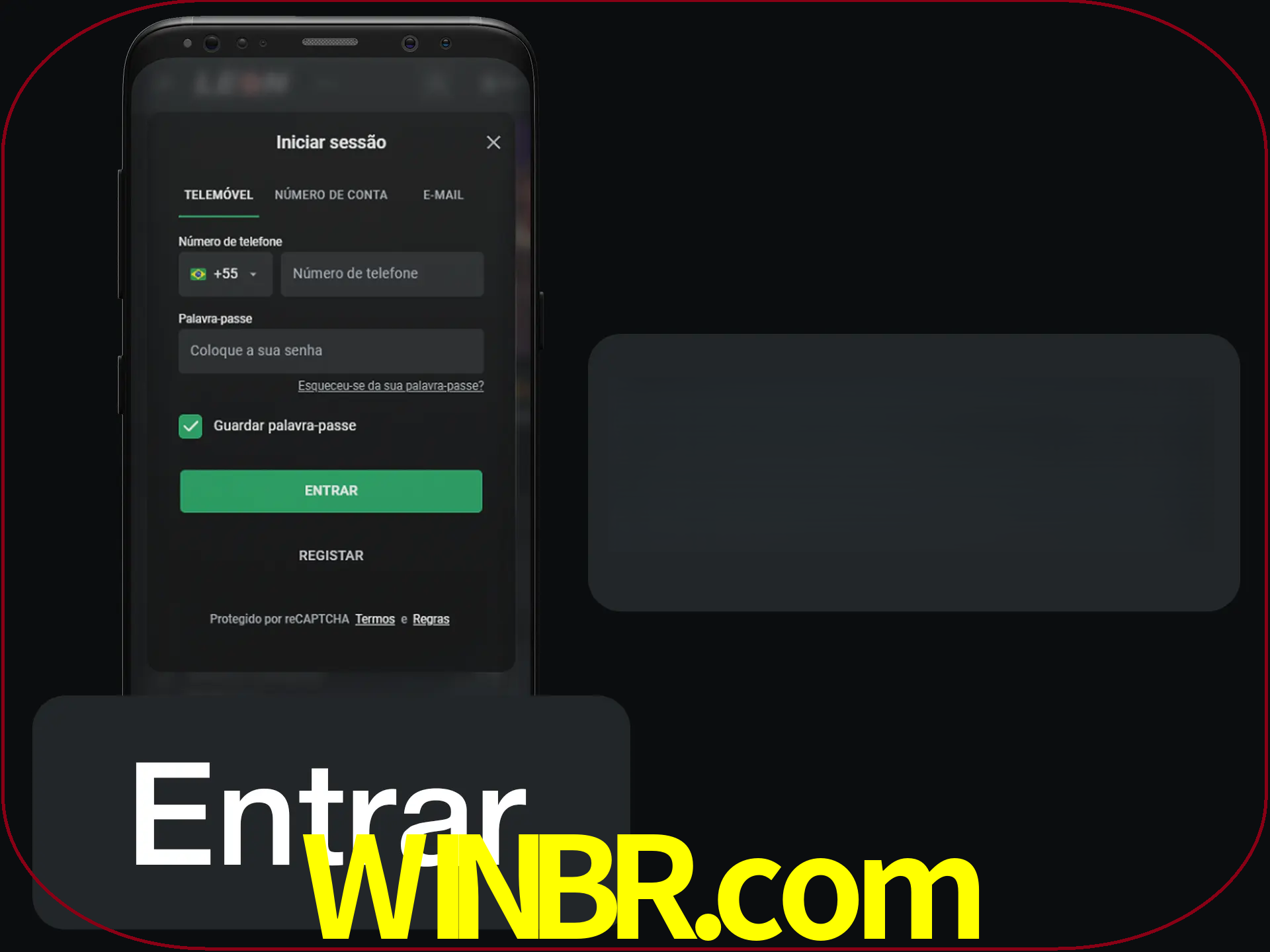 Faça o login para começar a apostar e jogar no cassino.